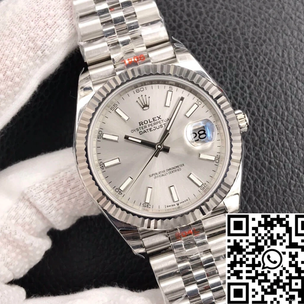 Factory Stainless M126334-0004 Datejust Steel EW Rolex 0420